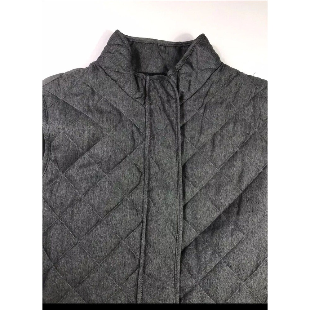 Magellan Womens Willow Creek Active Vest Classic FIt SIze 1XL Light Gray Zip Up - Picture 2 of 9